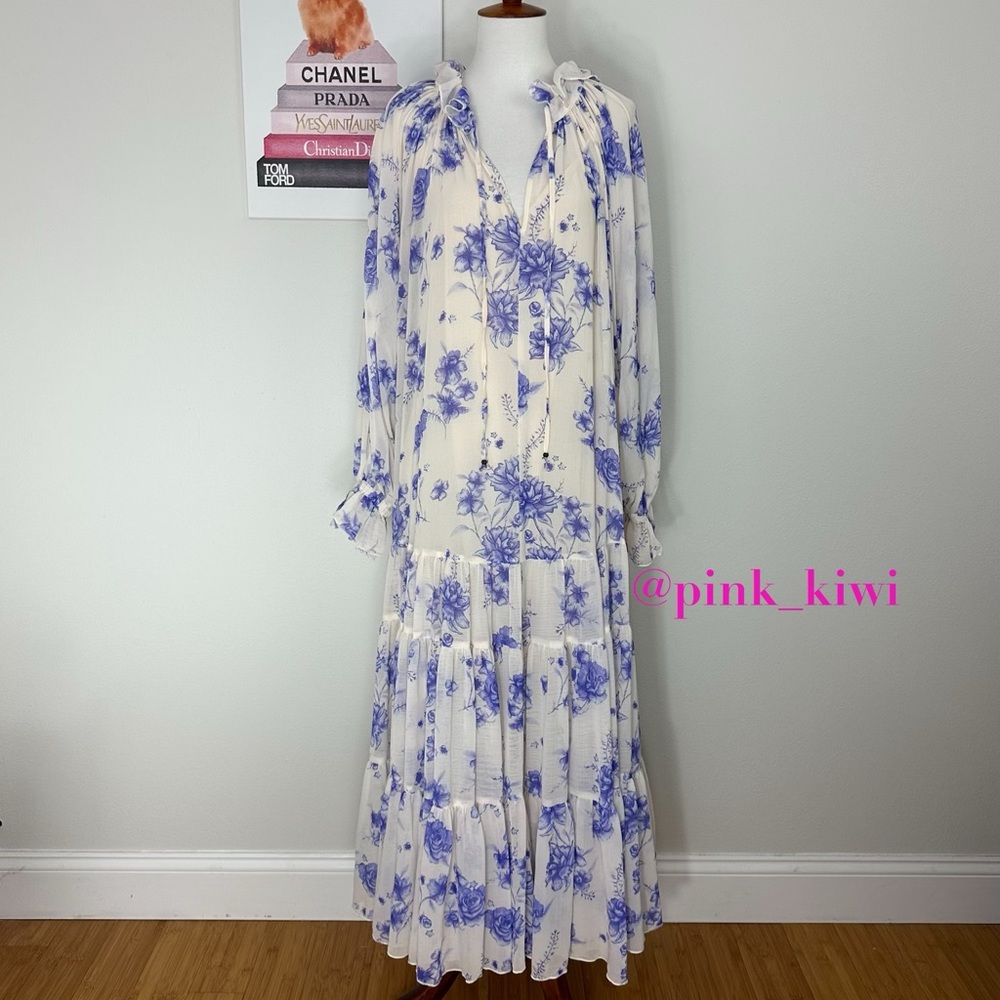 NWOT Free People Feeling Groovy Floral Maxi Dress